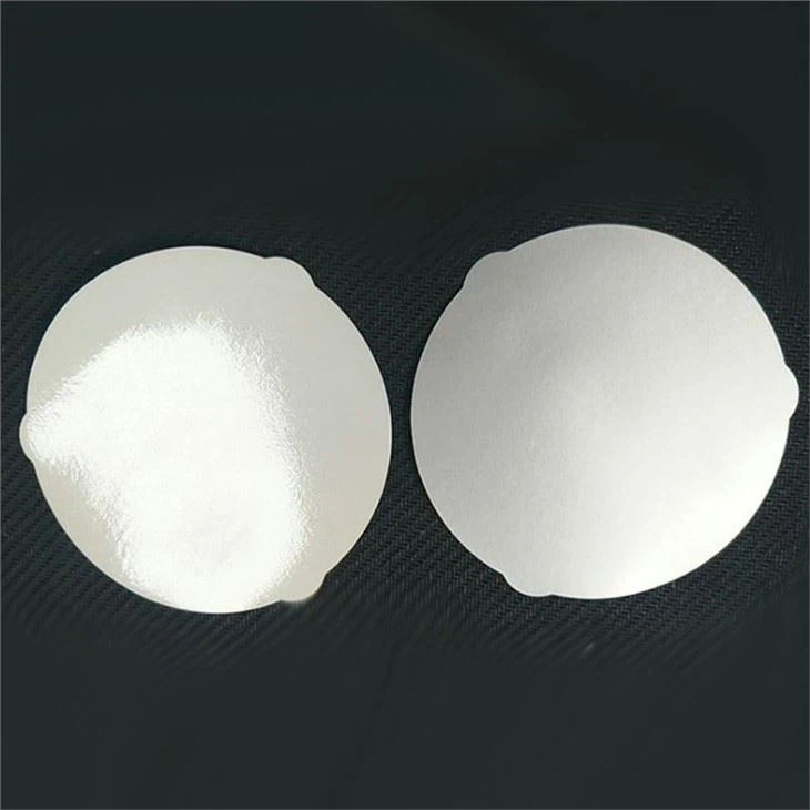 Customized teartab induction foil seals aluminum cap seal with easy peel tab(001)